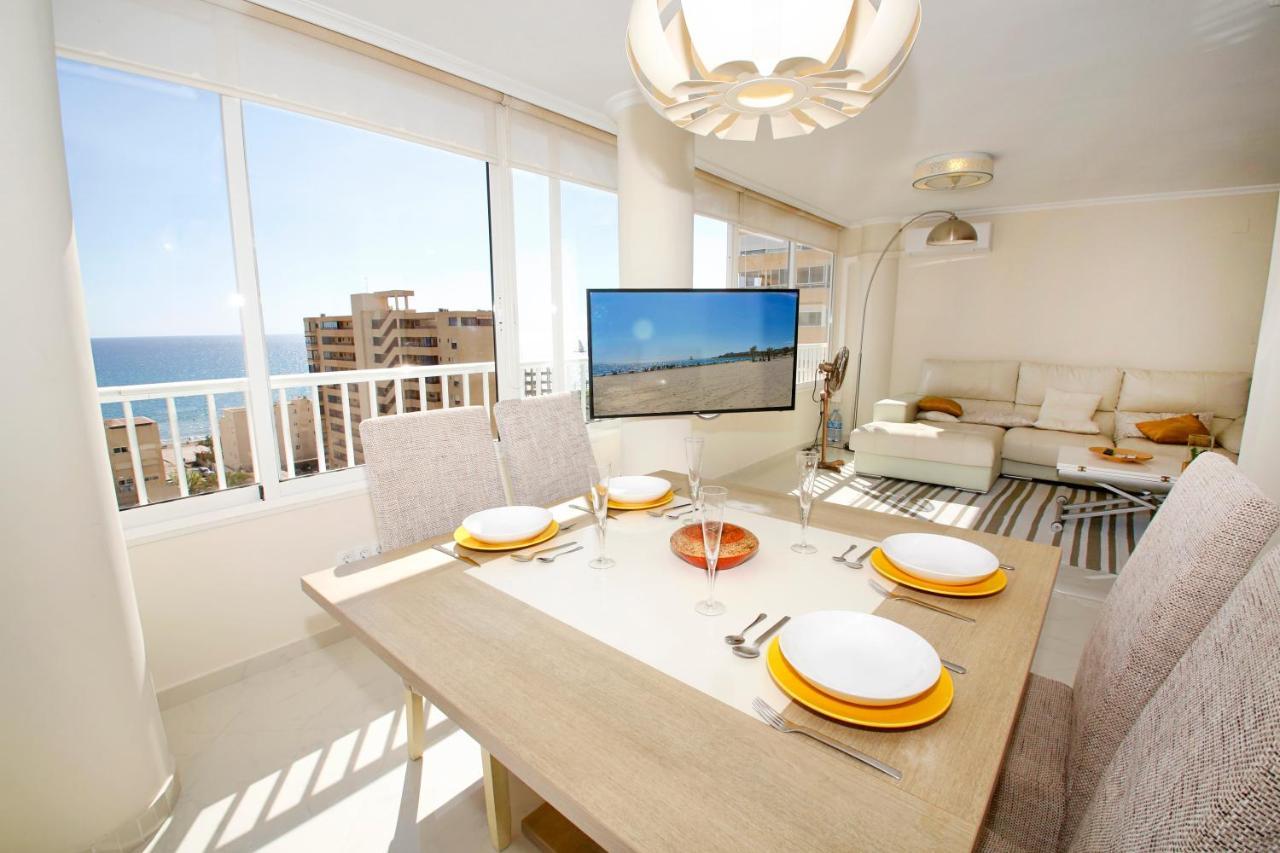 דירות אליקאנטה In Front Of The Sea With Ac And Pool מראה חיצוני תמונה