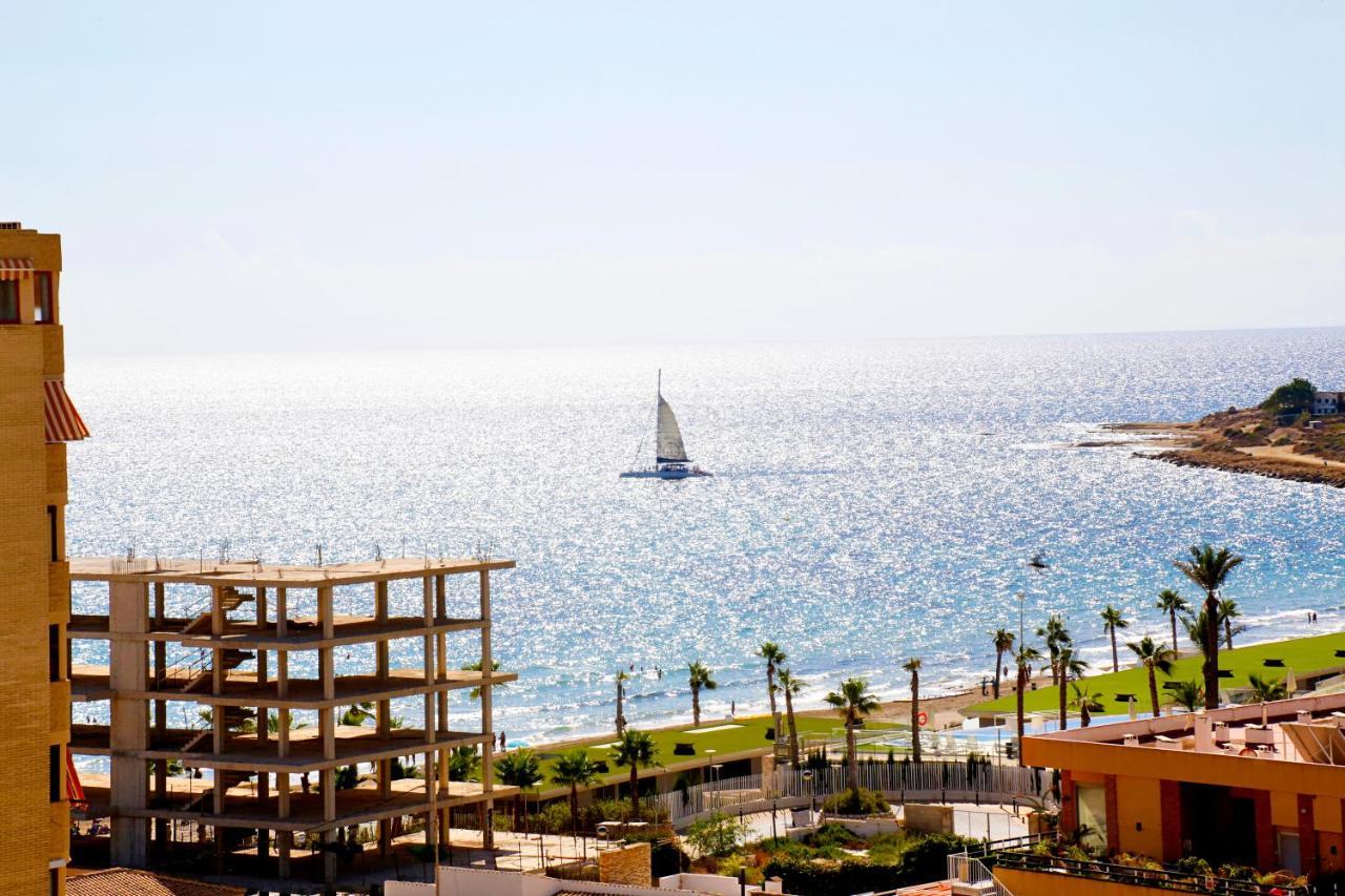 דירות אליקאנטה In Front Of The Sea With Ac And Pool מראה חיצוני תמונה